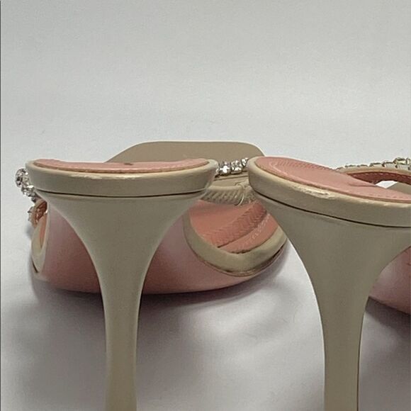 Amina Muaddi Gilda Crystal Strap Sandal size 40 - Picture 6 of 10